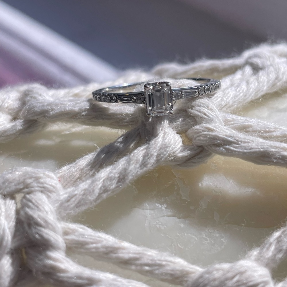 2 Beautiful, elegant, minimalist promise/engagement rings. Willing to negotiate.